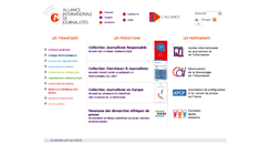 Desktop Screenshot of alliance-journalistes.net